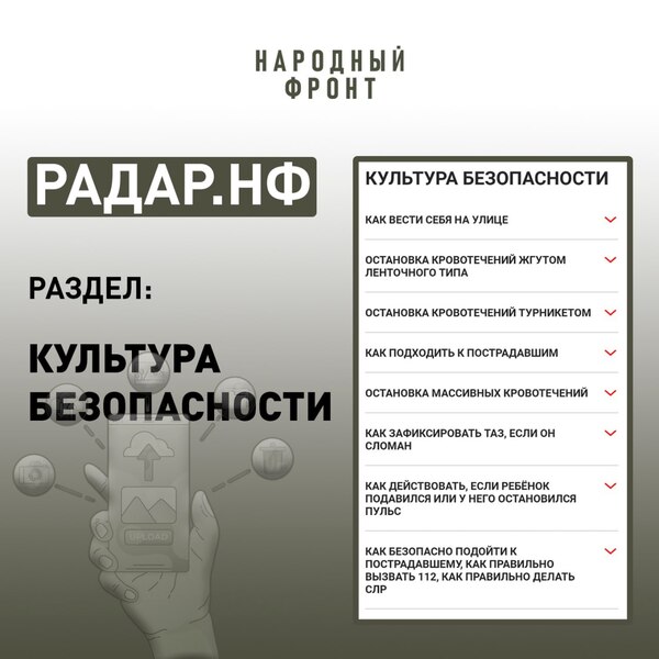   "Радар.НФ" подскажет и поможет в деле оказания первой медпомощи⁠⁠