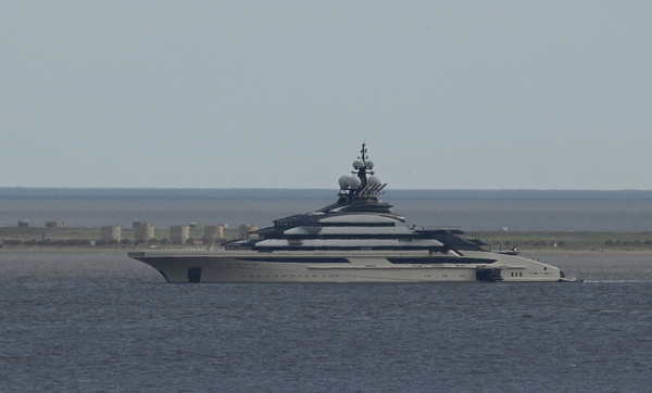 Суперъяхта Nord зашла в Анадырь